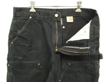 他の写真1: CARHARTT "125周年モデル" ダブルニー ダック ペインターパンツ ブラック W33L30 USA製 (VINTAGE)