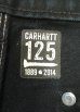画像4: CARHARTT "125周年モデル" ダブルニー ダック ペインターパンツ ブラック W33L30 USA製 (VINTAGE) (4)