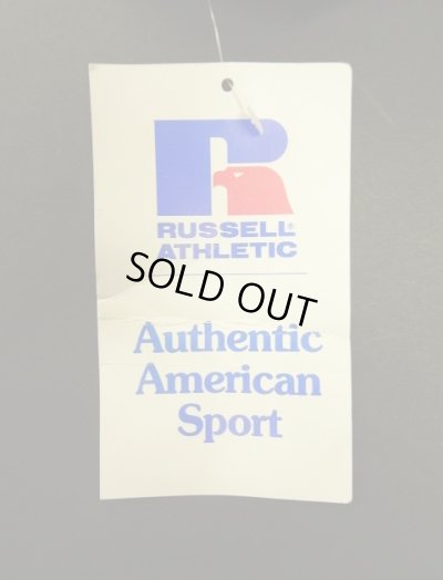 画像3: 90'S RUSSELL ATHLETIC 前Vガゼット付き クルーネック 半袖 スウェットシャツ ホワイト USA製 (DEADSTOCK)