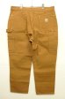 画像4: CARHARTT ダブルニー ダック ペインターパンツ ブラウン W38L30 USA製 (DEADSTOCK) (4)