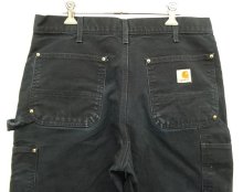 他の写真3: CARHARTT "125周年モデル" ダブルニー ダック ペインターパンツ ブラック W33L30 USA製 (VINTAGE)