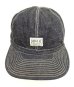 画像2: RRL 耳付きデニム ワークキャップ インディゴ (DEADSTOCK) (2)