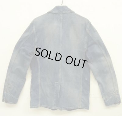 画像7: RRL ”LEWIS" ヴィンテージ＆リペア加工 月桂樹ボタン デニム カバーオール インディゴ USA製 (DEADSTOCK)