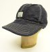 画像1: RRL 耳付きデニム ワークキャップ インディゴ (DEADSTOCK) (1)