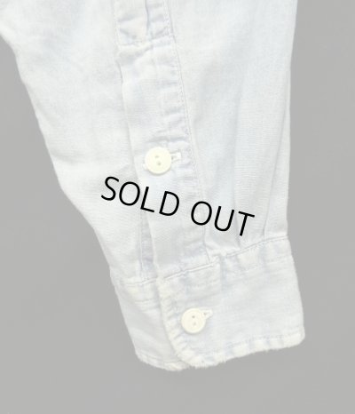 画像4: 90'S RRL 初期 三ツ星タグ 長袖 シャンブレーシャツ ブルー (VINTAGE)