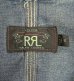 画像2: RRL ”LEWIS" ヴィンテージ＆リペア加工 月桂樹ボタン デニム カバーオール インディゴ USA製 (DEADSTOCK) (2)