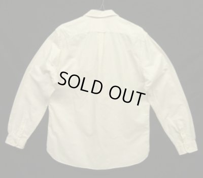 画像5: RRL 耳付きオックスフォード マチ付き 三点留めボタンダウンシャツ ホワイト (USED)