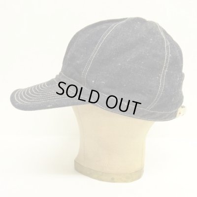 画像3: RRL 耳付きデニム ワークキャップ インディゴ (DEADSTOCK)