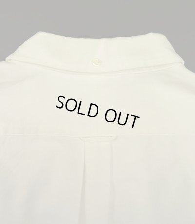 画像6: RRL 耳付きオックスフォード マチ付き 三点留めボタンダウンシャツ ホワイト (USED)