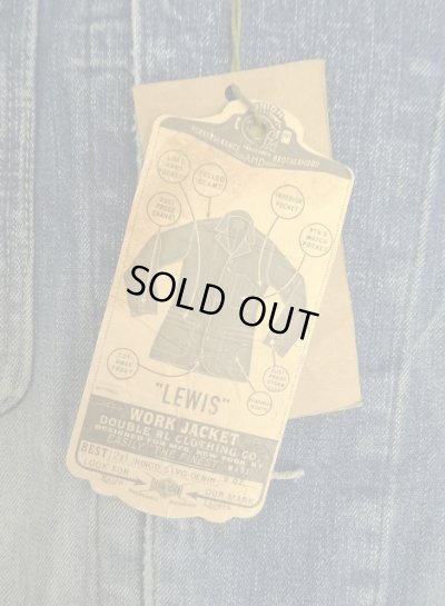 画像3: RRL ”LEWIS" ヴィンテージ＆リペア加工 月桂樹ボタン デニム カバーオール インディゴ USA製 (DEADSTOCK)