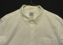 他の写真1: RRL 耳付きオックスフォード マチ付き 三点留めボタンダウンシャツ ホワイト (USED)