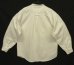 画像3: 90'S CACTUS CLOTHING コットン 長袖 バンドカラーシャツ ホワイト (VINTAGE) (3)