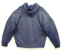 他の写真3: 90'S CHEETAH フルジップ スウェットパーカー フェードネイビー アルミジップ USA製 (VINTAGE)