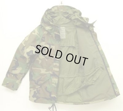画像3: 90'S アメリカ軍 US ARMY ECWCS "GEN1後期モデル" GORE-TEX パーカー ウッドランドカモ S-R (VINTAGE)