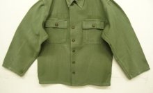 他の写真3: 50'S アメリカ軍 US ARMY "1st MODEL" OG107 コットンサテン ユーティリティシャツ (VINTAGE)