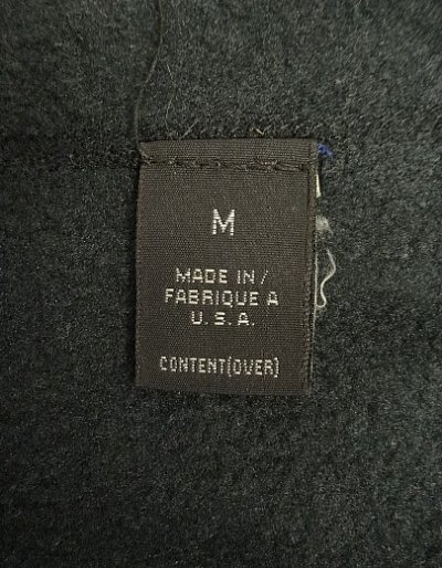 画像2: 90'S PATAGONIA "STRETCH SYNCHILLA TOP" Rマーク旧ロゴ シンチラ ハーフジップ プルオーバー ブラック USA製 (VINTAGE)