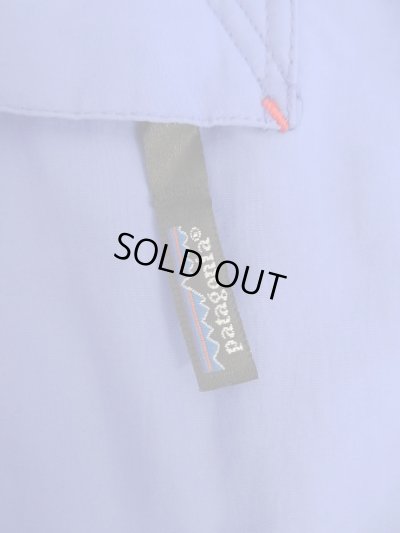 画像4: 90'S PATAGONIA 旧ロゴ ハーフジップ ナイロンアノラック ブルー (VINTAGE)