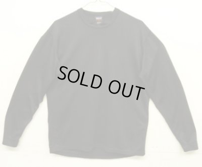 画像1: 00'S PATAGONIA "CAPILENE" クルーネック ロングスリーブ ブラック USA製 (VINTAGE)