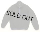 90'S PATAGONIA "STRETCH SYNCHILLA TOP" Rマーク旧ロゴ シンチラ ハーフジップ プルオーバー ブラック USA製 (VINTAGE)