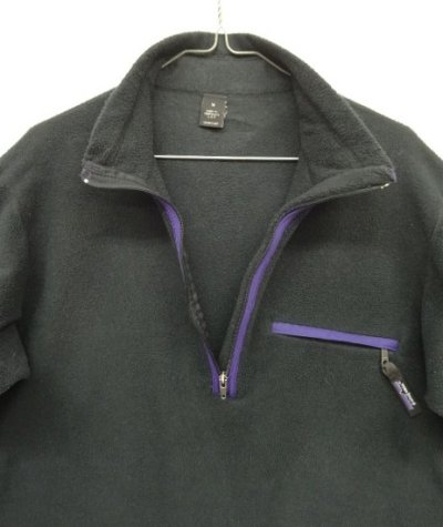 画像3: 90'S PATAGONIA "STRETCH SYNCHILLA TOP" Rマーク旧ロゴ シンチラ ハーフジップ プルオーバー ブラック USA製 (VINTAGE)