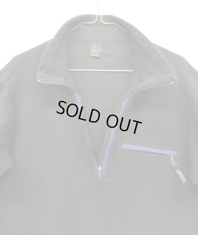 画像3: 90'S PATAGONIA "STRETCH SYNCHILLA TOP" Rマーク旧ロゴ シンチラ ハーフジップ プルオーバー ブラック USA製 (VINTAGE)