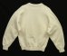画像4: 80'S LL Bean by RUSSELL ATHLETIC スウェットカーディガン ホワイト USA製 (VINTAGE) (4)