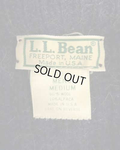 画像2: 90'S LL Bean アルパカ混 ドライバーズニット ネイビー USA製 (VINTAGE)
