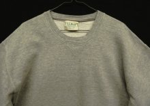 他の写真1: 80'S LL Bean by RUSSELL ATHLETIC 前V＆脇ガゼット スウェットシャツ ヘザーグレー USA製 (VINTAGE)