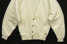 他の写真3: 80'S LL Bean by RUSSELL ATHLETIC スウェットカーディガン ホワイト USA製 (VINTAGE)