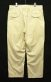 画像4: 90'S LL Bean ノープリーツ チノパンツ オフホワイト USA製 (VINTAGE) (4)