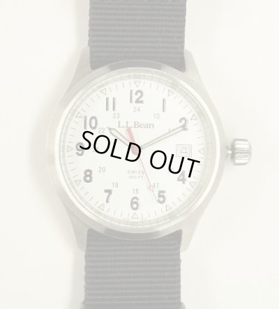 画像1: LL Bean フィールドウォッチ 時計 文字盤ホワイト スイス製 (VINTAGE)