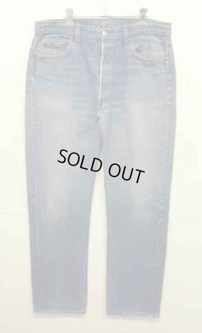 画像1: 80'S LEVIS 501 デニム インディゴ W36L32 USA製 (VINTAGE)