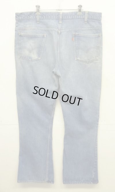 画像5: 70'S LEVIS 646 "16ボタン" ブーツカットデニム インディゴ 42TALONジップ W40L32 USA製 (VINTAGE)