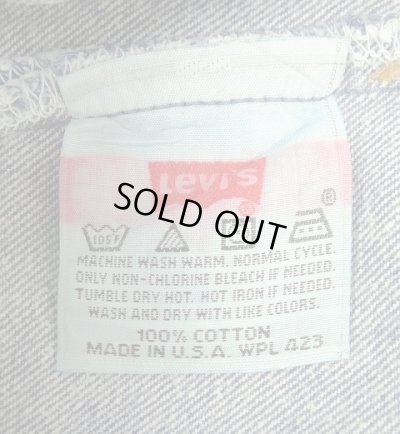画像2: 90'S LEVIS 501 デニム インディゴ W38L30 USA製 (VINTAGE)