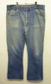 画像1: 70'S LEVIS 646 "16ボタン" ブーツカットデニム インディゴ 42TALONジップ W40L32 USA製 (VINTAGE) (1)