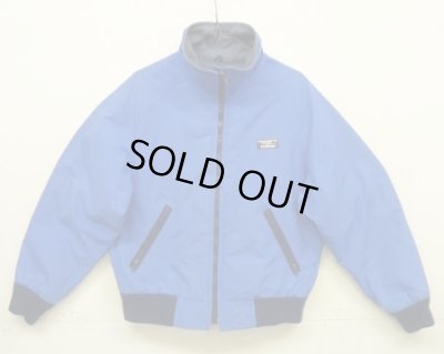 画像1: 90'S LL Bean 裏地フリース ナイロンジャケット ブルー (VINTAGE)