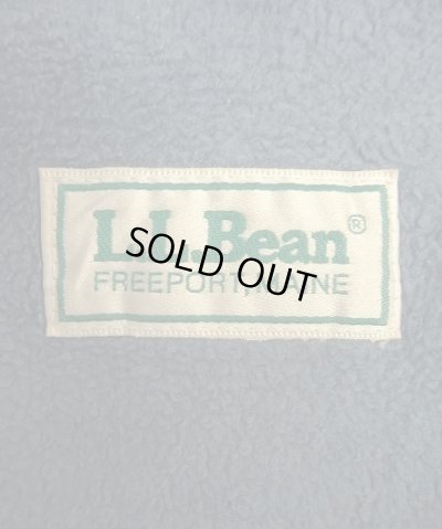 画像2: 90'S LL Bean 裏地フリース ナイロンジャケット ブルー (VINTAGE)