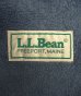 画像2: 90'S LL Bean 裏地フリース ナイロンジャケット ブルー (VINTAGE) (2)