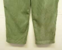 他の写真2: ALFRED DUNNER ウエストゴム入り 細コーデュロイ イージーパンツ ライトグリーン (VINTAGE)