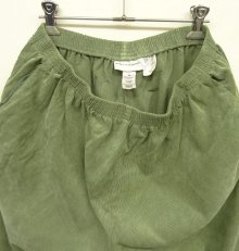他の写真1: ALFRED DUNNER ウエストゴム入り 細コーデュロイ イージーパンツ ライトグリーン (VINTAGE)