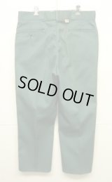 80'S DICKIES 874 チビタグ ワークパンツ グリーン W36L30 USA製 (DEADSTOCK)