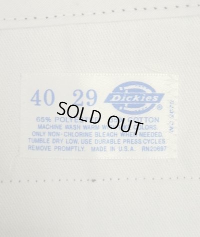 画像6: 80'S DICKIES 874 チビタグ ワークパンツ ネイビー YKKアルミジップ W40L29 USA製 (DEADSTOCK)