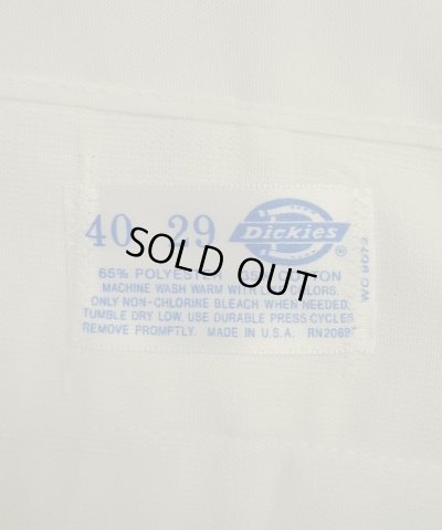 画像5: 80'S DICKIES 874 チビタグ ワークパンツ ホワイト W40L29 USA製 (DEADSTOCK)
