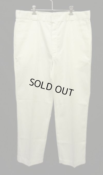 画像4: 80'S DICKIES 874 チビタグ ワークパンツ ホワイト W40L29 USA製 (DEADSTOCK)