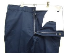 他の写真1: 80'S DICKIES 874 チビタグ ワークパンツ ネイビー YKKアルミジップ W40L29 USA製 (DEADSTOCK)