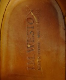 他の写真2: J.M.WESTON 641 "GOLF" レザー Uチップシューズ ブラウン フランス製 (USED)