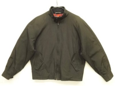 画像1: 90'S BARACUTA G3 ショート丈 ハリントンジャケット OPTIジップ フェードブラック イングランド製 (VINTAGE)