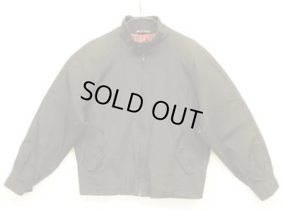 画像1: 90'S BARACUTA G3 ショート丈 ハリントンジャケット OPTIジップ フェードブラック イングランド製 (VINTAGE)