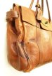 画像2: MULBERRY "BAYSWATER" レザーバッグ ブラウン イングランド製 (USED) (2)