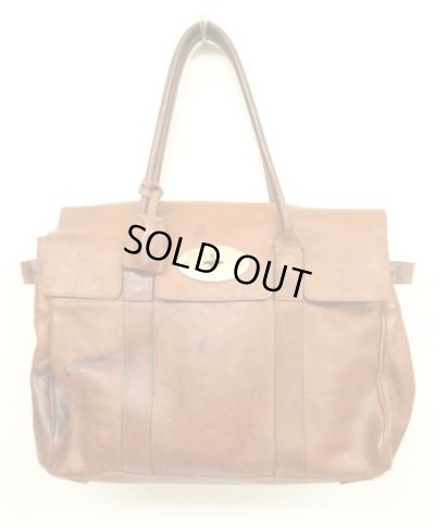 画像1: MULBERRY "BAYSWATER" レザーバッグ ブラウン イングランド製 (USED)